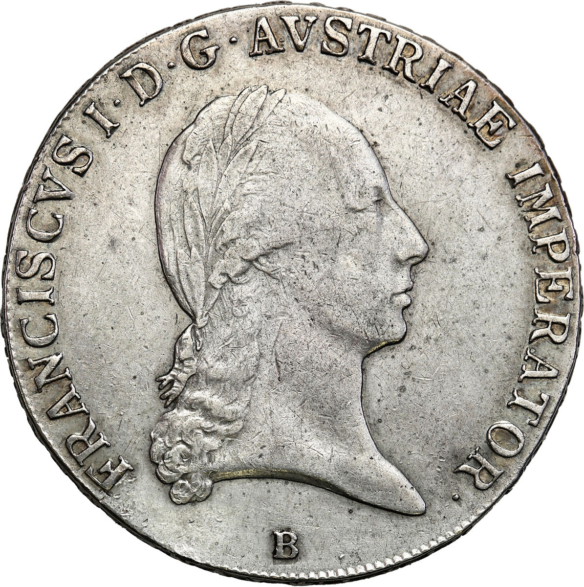 Austria, Franciszek II (1792–1835). Talar (Kronentaler) 1823 B, Kremnica